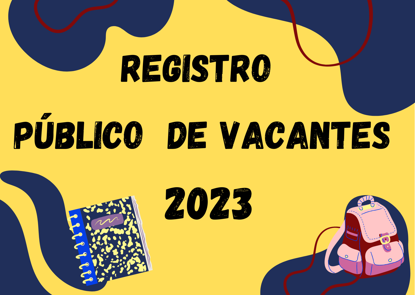 APERTURA DE REGISTRO PÚBLICO  DE VACANTES 2023